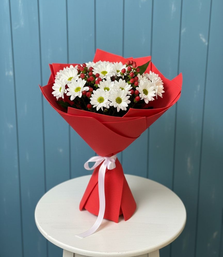 Букет цветов из: Хризантемы в Неболчах