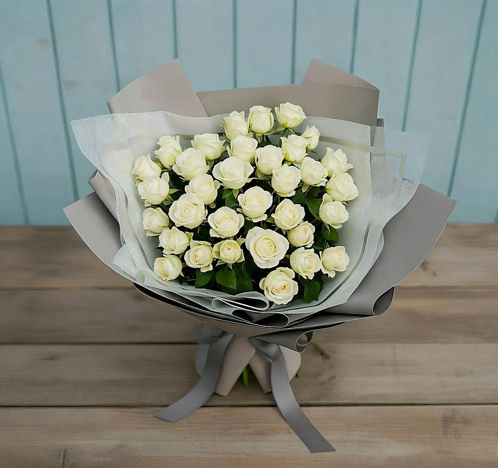 Букет Белоснежная нежность в Неболчах
