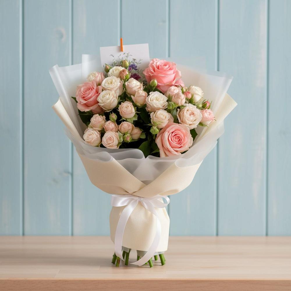 Букет цветов из: Розы в Неболчах