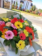 Букет цветов из:  Герберы #REPLACE_PRED# Неболчах