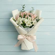 Букет цветов из:  Альстромерии в Неболчах