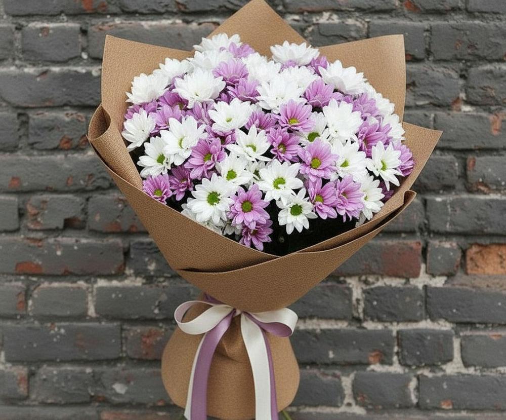 Букет цветов из: Хризантемы в Неболчах