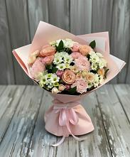 Букет цветов из:  Гвоздики, Розы и Хризантемы в Неболчах