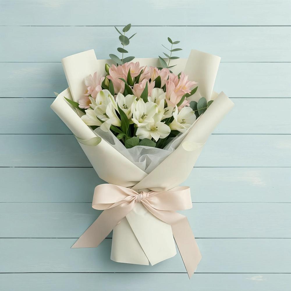 Букет цветов из: Альстромерии в Неболчах