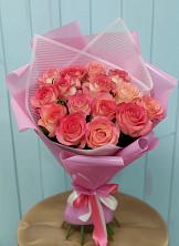 Букет 15 Розовых роз Равель в Неболчах