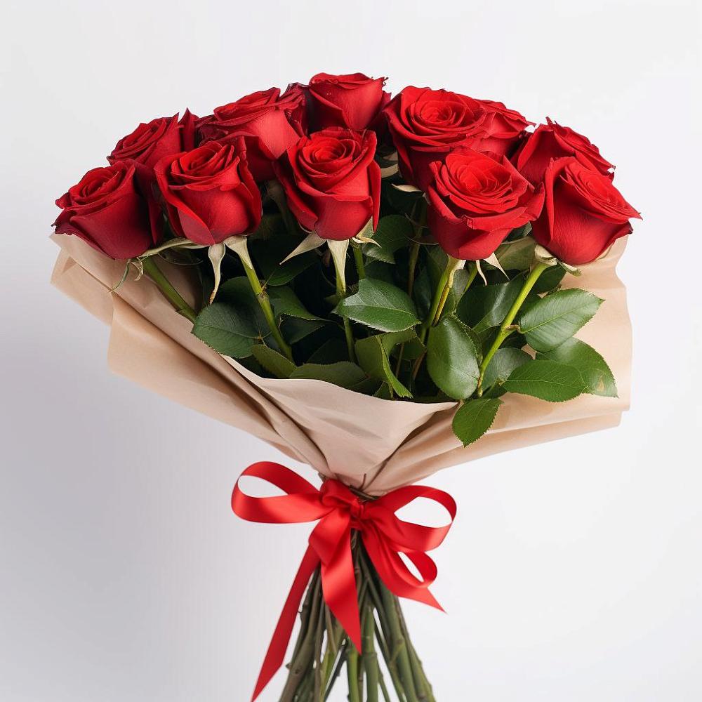 Букет 11 Красных роз Эдлесс Лав в Неболчах