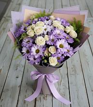 Букет цветов из:  Хризантемы и Розы #REPLACE_PRED# Неболчах