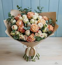 Букет цветов из:  Альстромерии и Розы #REPLACE_PRED# Неболчах